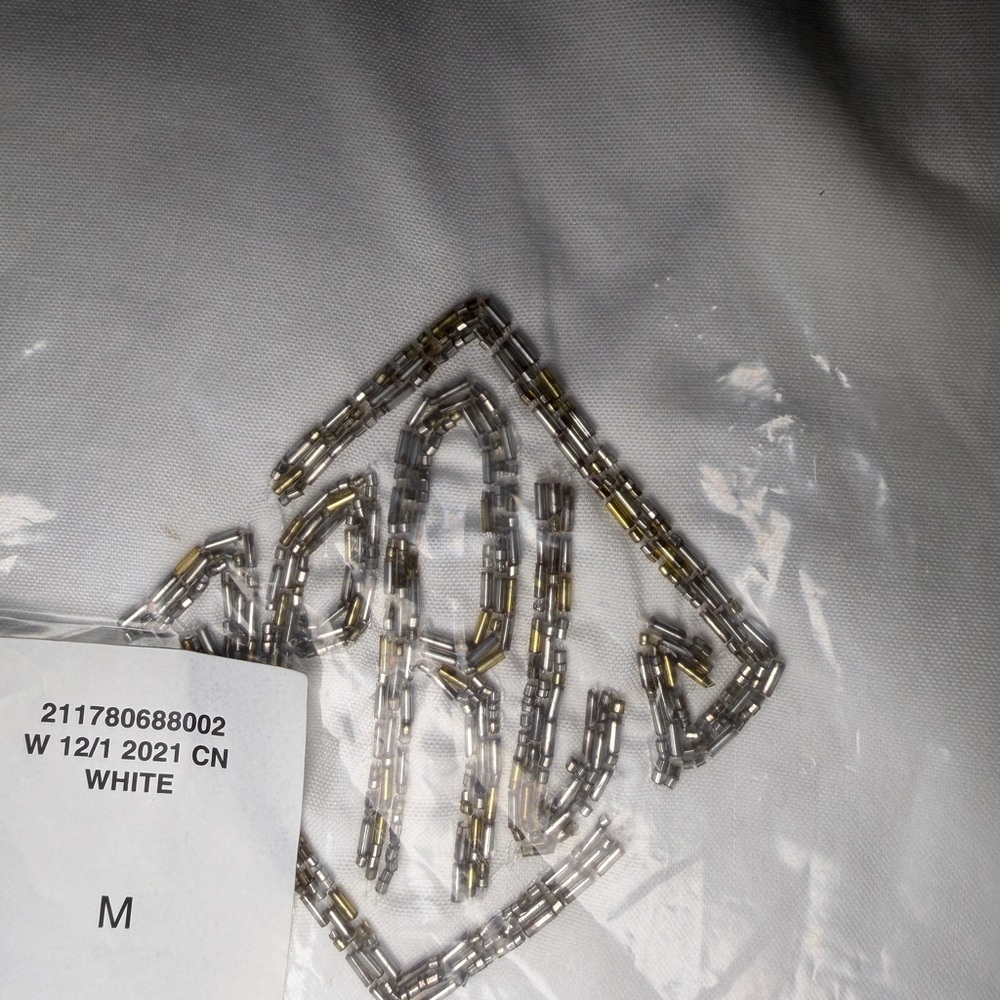Ralph Lauren White Button-Up Shirt with Embroidered Monogram - Picture 2 of 5